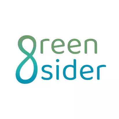 The logo of the Greensider website when hovered.